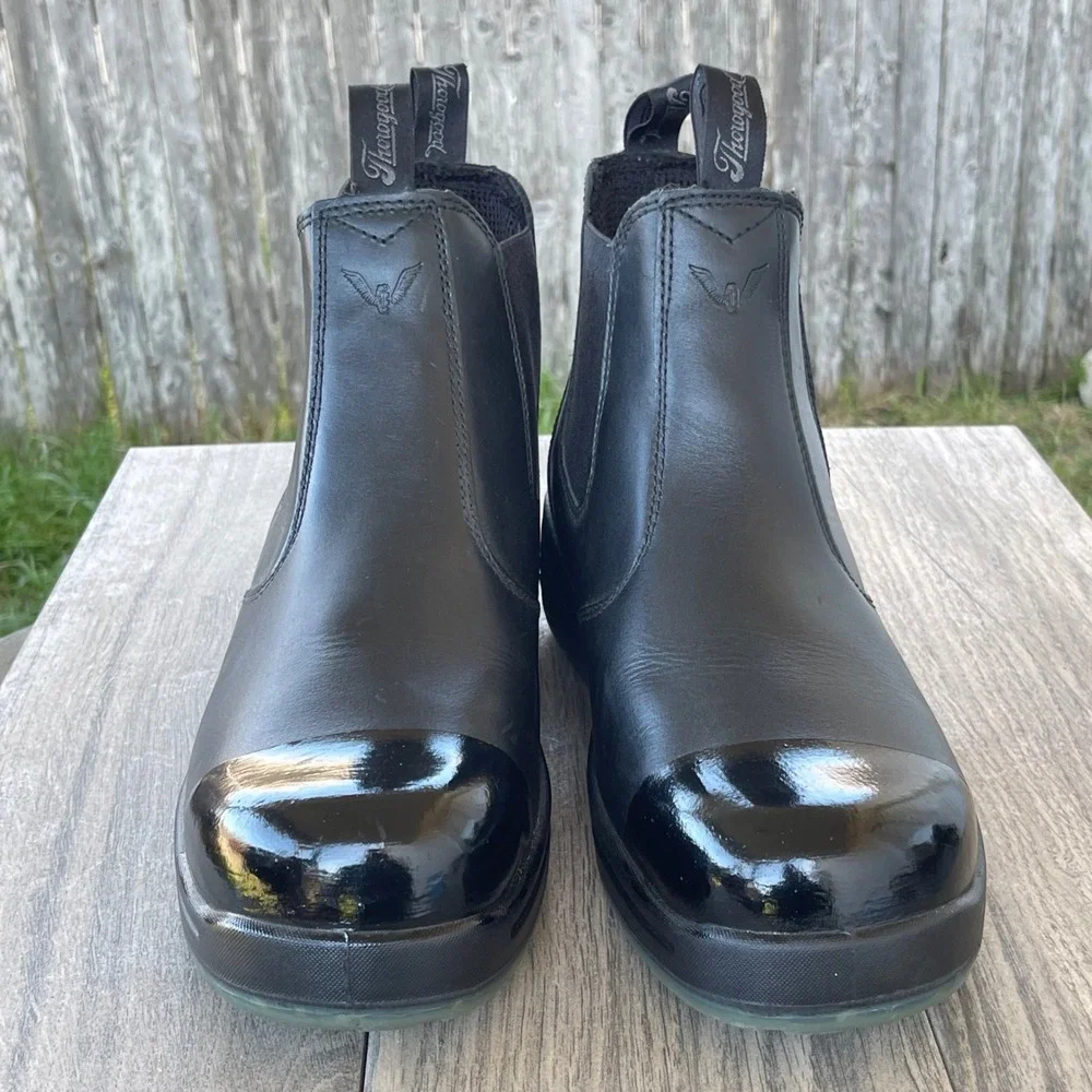 Thorogood Chelsea Work Boots Men‎ 10M Black 804-6134 Composite Safety Toe EH 6